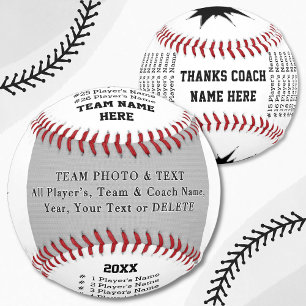 Balle De Baseball Cadeaux d'entraîneurs de baseball, Photo d'équip