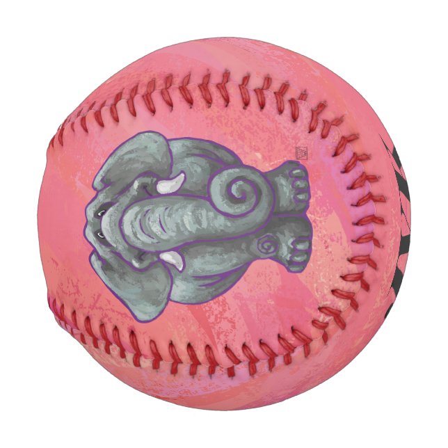 Balle De Baseball Cadeaux et accessoires éléphants (Devant Droite)