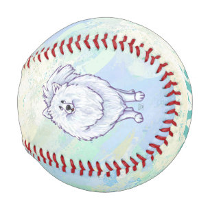 Balle De Baseball Cadeaux et accessoires Poméraniens blancs