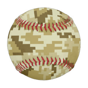 Balle De Baseball Camouflage 8 bits pour désert numérique / Camo