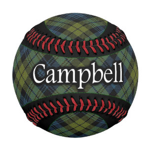 Balle De Baseball Campbell Scottish Tartan Baseball
