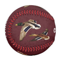 Canards sauvages dans le vol Maroon