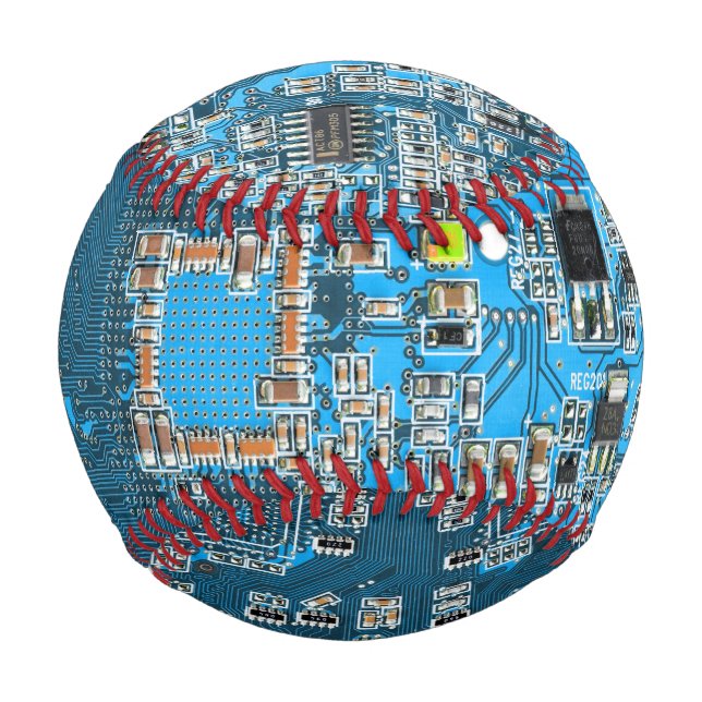 Balle De Baseball Carte circuit bleu circuit imprimé à circuit impri (Devant)