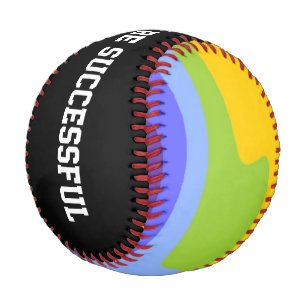 Balle De Baseball Chakras / Couleurs arc-en-ciel Vagues + vos idées