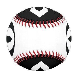 Balle De Baseball Chalets UU noirs et blancs