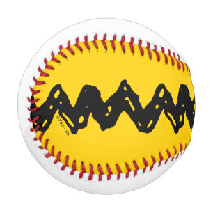 Balle De Baseball Charlie Brown Zig Zag Motif