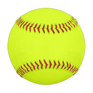 Balle De Baseball Chartreuse Couleur jaune uni