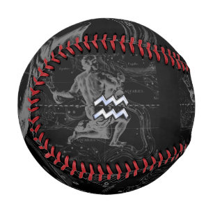 Balle De Baseball Chrome comme Aquarius Zodiac Connexion Hevelius 16