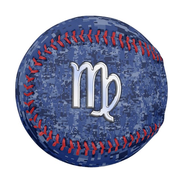 Balle De Baseball Chrome Comme Virgo Zodiac Connexion Camion numériq (Devant Gauche)