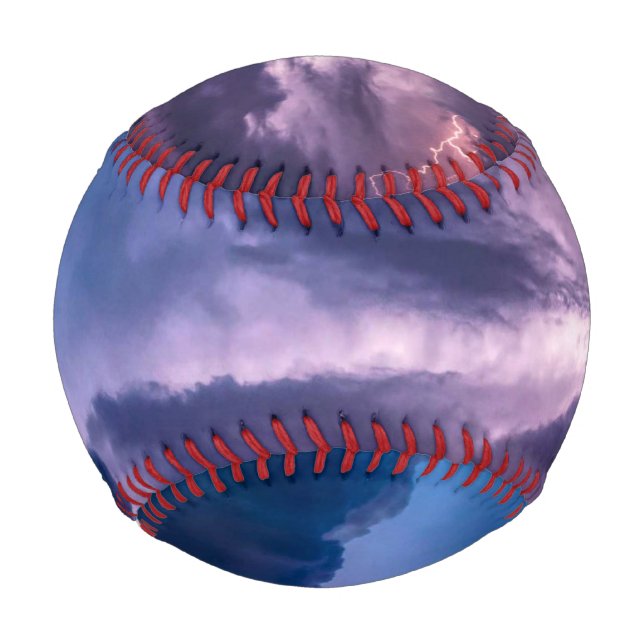 Balle De Baseball Ciels orageux (Devant)