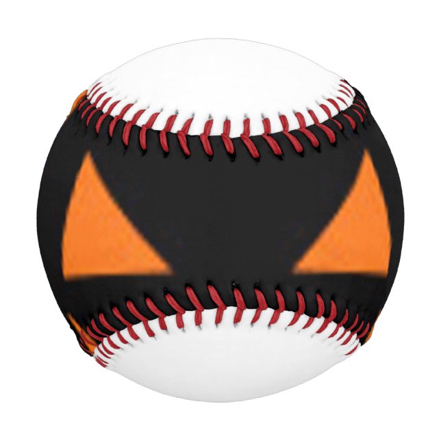 Balle De Baseball Citrouille noir (Devant)
