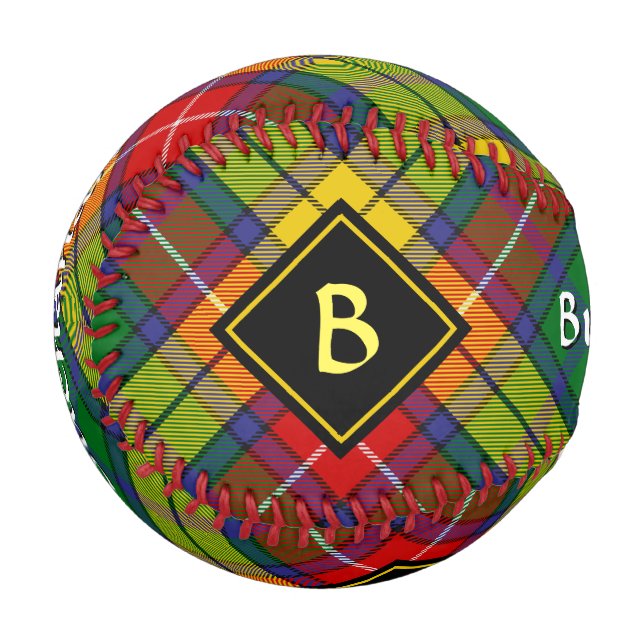 Balle De Baseball Clan Buchanan Tartan (Devant Gauche)