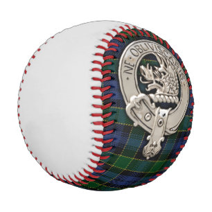 Balle De Baseball Clan Campbell Crest et Breadalbane Tartan