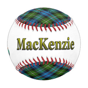 Balle De Baseball Clan MacKenzie Scottish Tartan Dreams Baseball