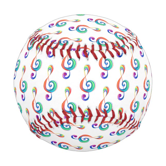 Balle De Baseball Clé arc-en-ciel (Devant)