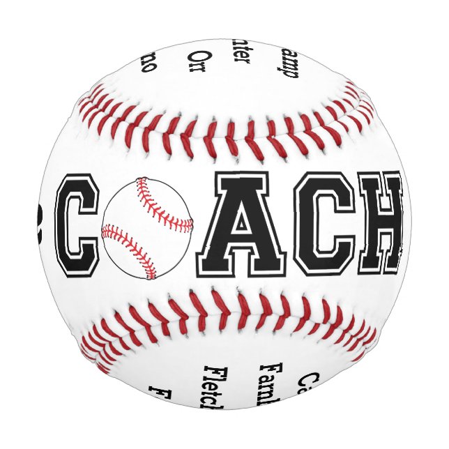 Balle De Baseball Coach Hunter Baseball (Devant)