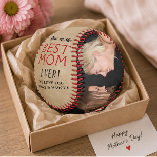 Balle De Baseball Collage photo de la fête des mères Meilleure maman