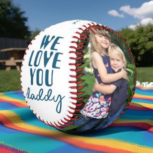 Balle De Baseball Collage photo Nous vous aimons Papa 2