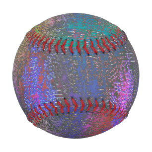 Balle De Baseball Coloré de brillance à peau lisse, tache âgée