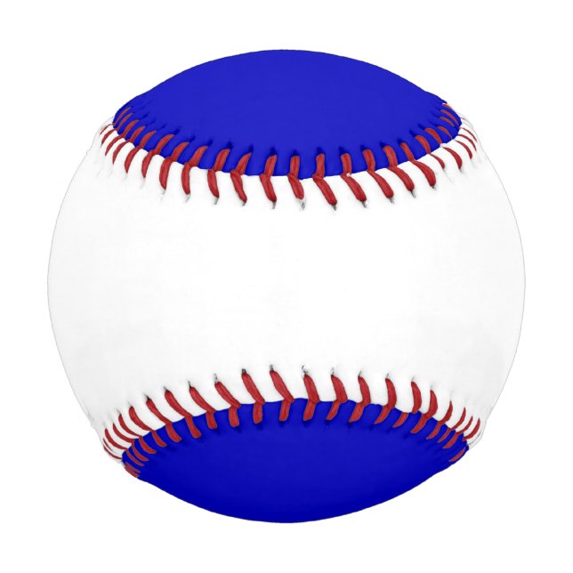 Balle De Baseball Couleur personnalisée So Blue (Dos)