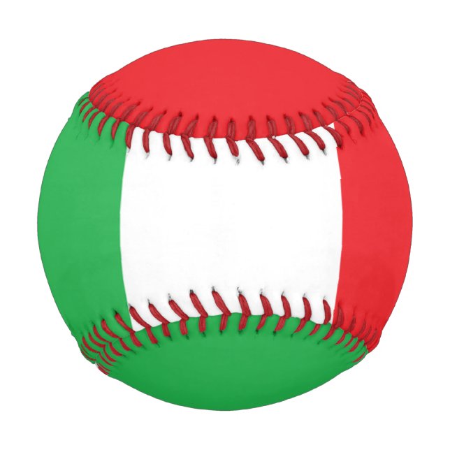 Balle De Baseball Couleurs italiennes de baseball (Devant)