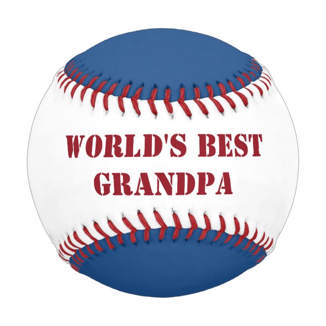 Balle De Baseball Couleurs patriotiques Baseball (Devant)