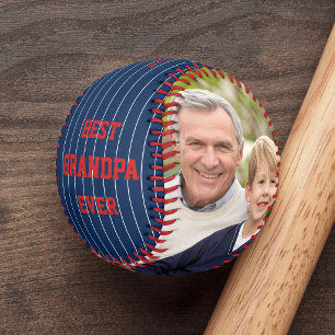 Balle De Baseball Couleurs personnalisées Meilleur Grand-Père Photo