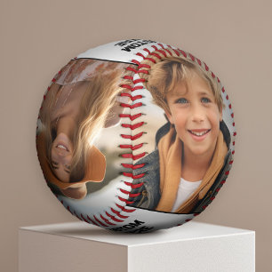 Balle De Baseball Créer un collage personnalisé de 4 photos avec du 