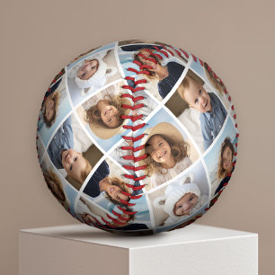 Balle De Baseball Créer un collage photo personnalisé avec 4 photos