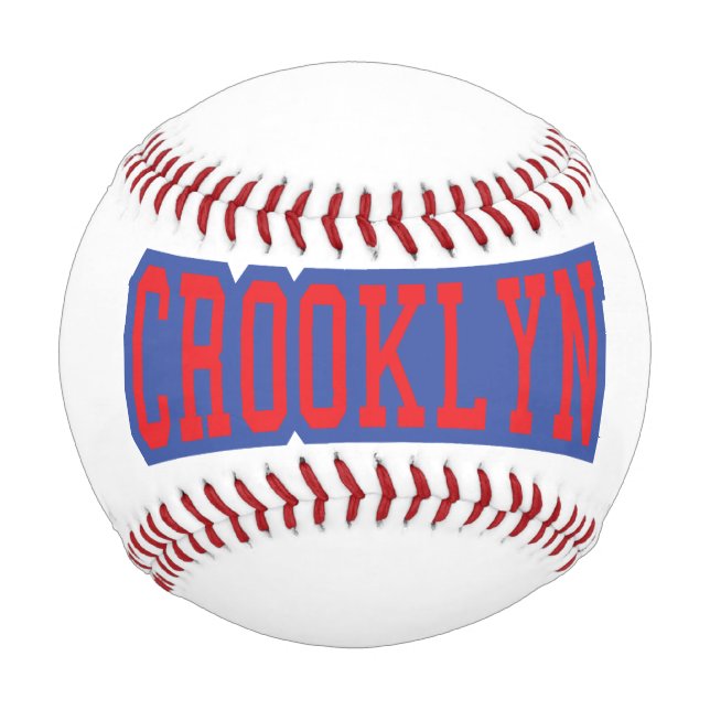 BALLE DE BASEBALL CROOKLYN, NYC (Devant)