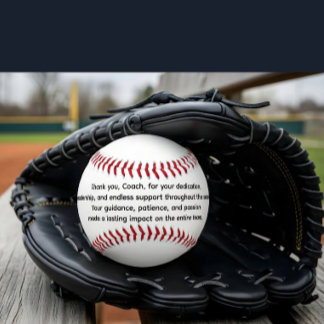Balle De Baseball Custom Text Baseball – Personalized Sports Gift