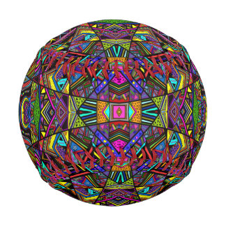 Balle De Baseball Cute colorful abstract drawing patterns design