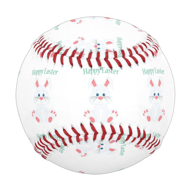 Balle De Baseball Cute easter bunny (Devant)