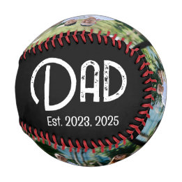 Balle De Baseball Dad Established Grunge Text Black 3 Photo