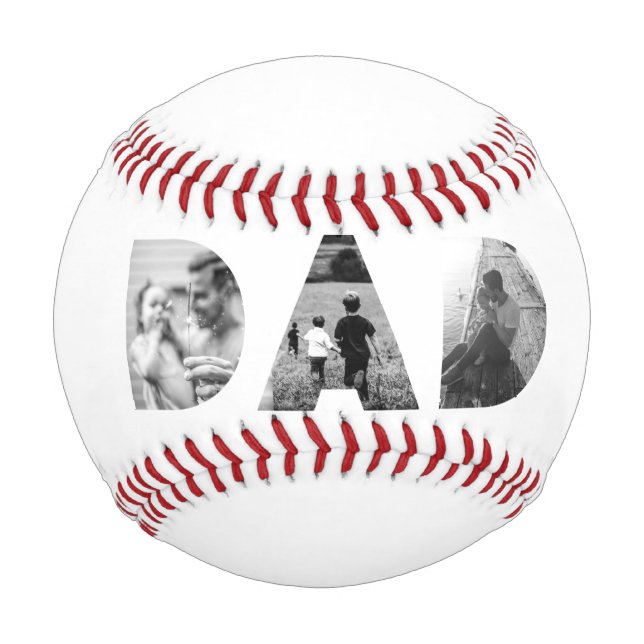 Balle De Baseball DAD Happy Fête des pères Photo (Devant)
