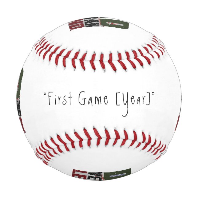 Balle De Baseball Dad Veteran Legend Baseball – Patriotic Gift Idea (Devant)