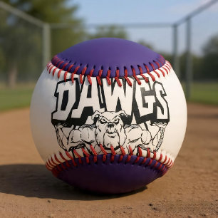 Balle De Baseball Dawgs Baseball personnalisé
