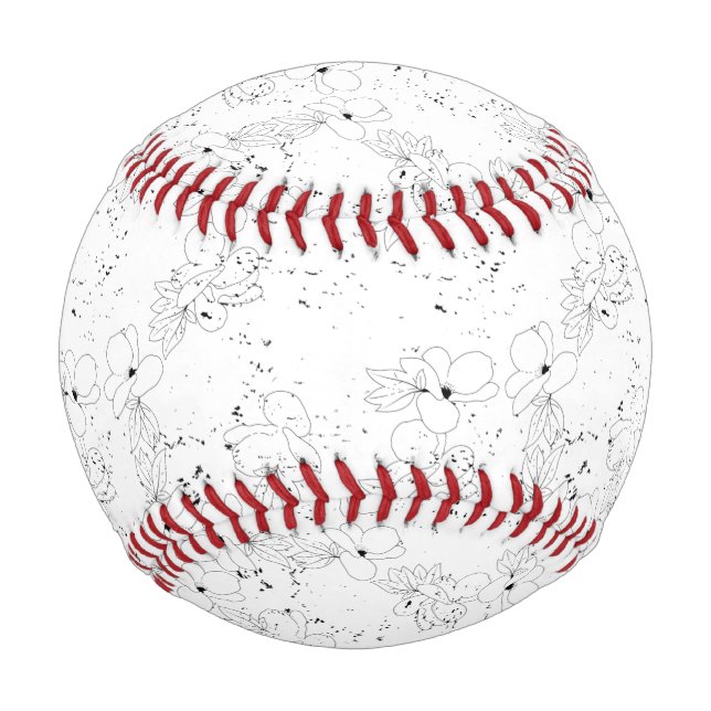 Balle De Baseball Décor Deux (Devant)