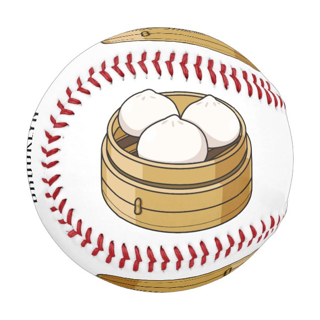 Balle De Baseball Dim sum dessin animé (Devant Gauche)