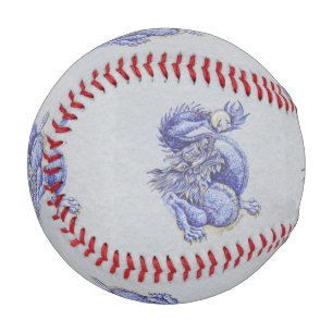 Balle De Baseball Dragon bleu