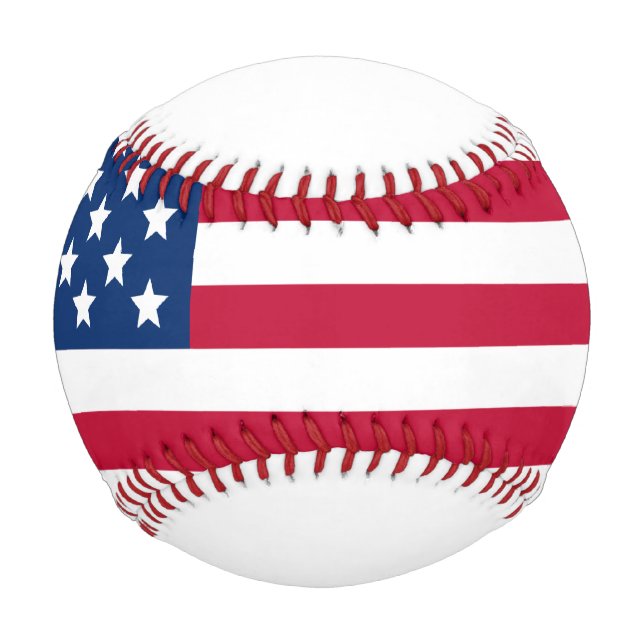 Balle De Baseball Drapeau américain (Devant)