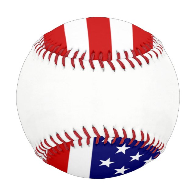 Balle De Baseball Drapeau américain (Dos)