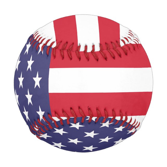 Balle De Baseball Drapeau américain des États-Unis (Devant)