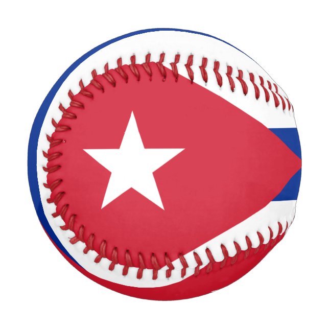 Balle De Baseball Drapeau de Cuba Baseball (Dos Droite)