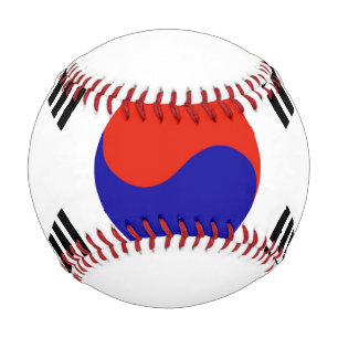 Balle De Baseball Drapeau de la Corée du Sud