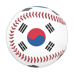 Balle De Baseball Drapeau de la Corée du Sud