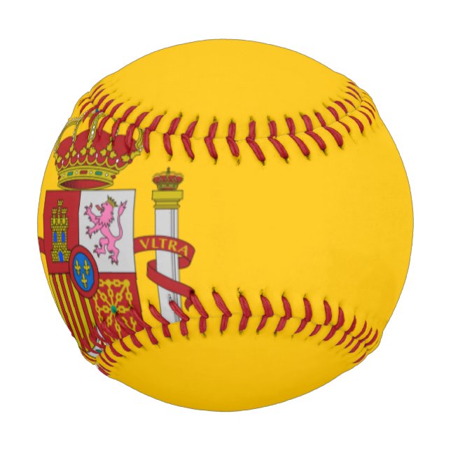 Balle De Baseball Drapeau de l'Espagne de baseball (Dos)