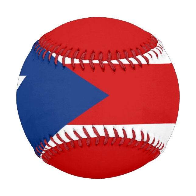 Balle De Baseball Drapeau de Porto Rico (Devant)