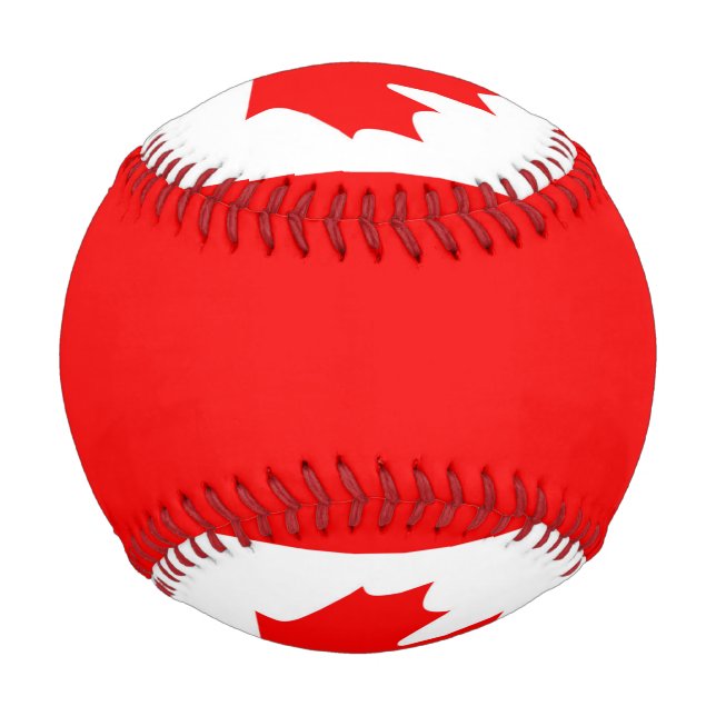 Balle De Baseball Drapeau du Canada (Dos)