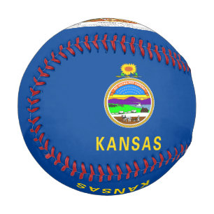 Balle De Baseball Drapeau du Kansas